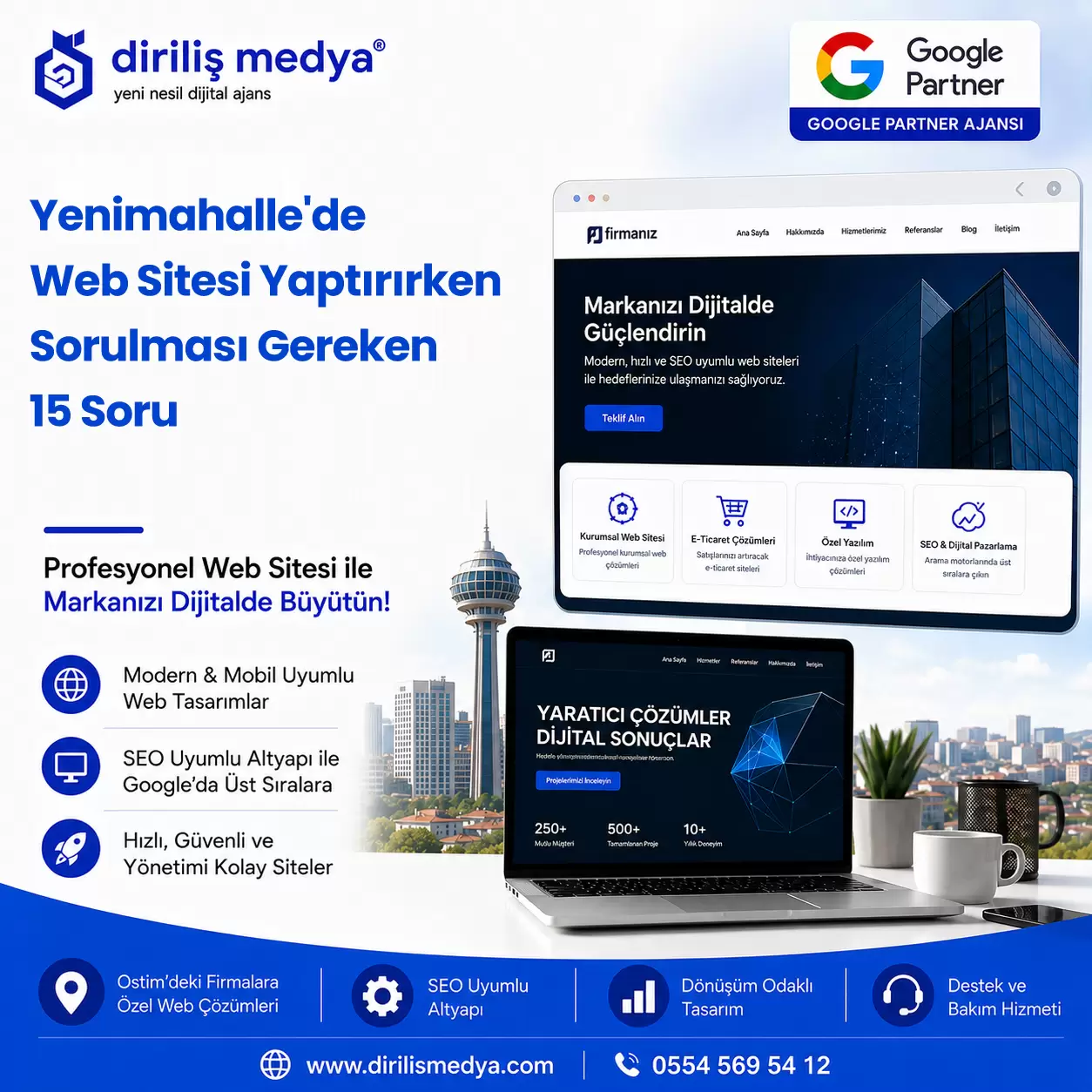 Yenimahalle'de Web Sitesi Yaptırırken Sorulması Gereken 15 Soru