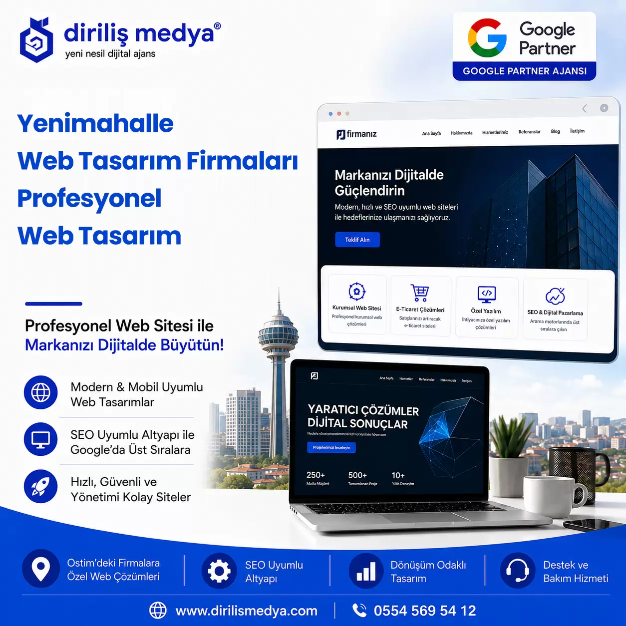 Yenimahalle Web Tasarım Firmaları | Profesyonel Web Tasarım